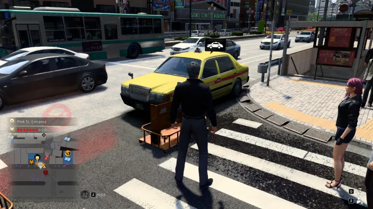 Pink Caddesi Girişi - Taksi Durağı