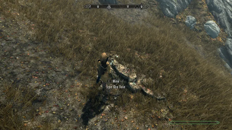 Filon de minerai de fer