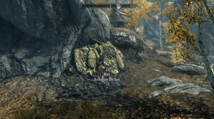 Filon de minerai d'orichalque