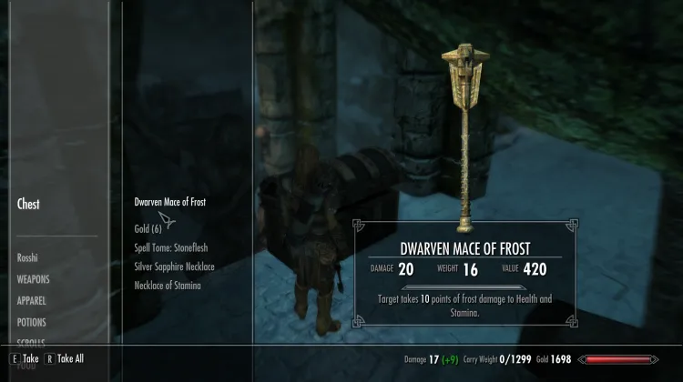 Dwarven Mace of Frost