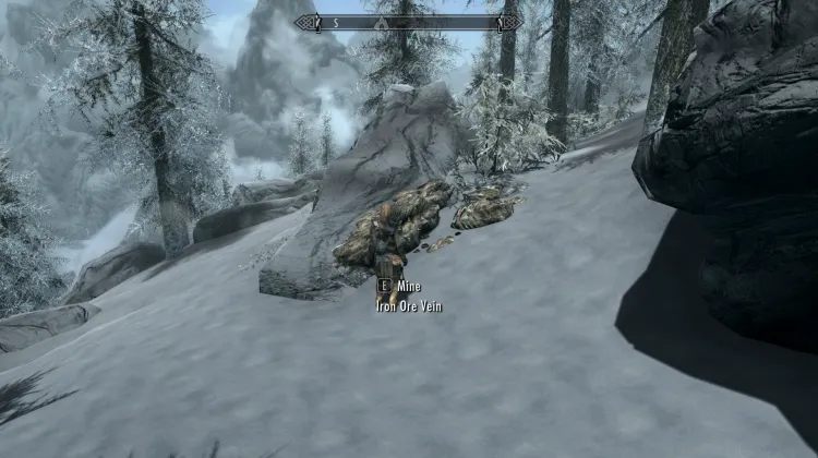 Filon de minerai de fer