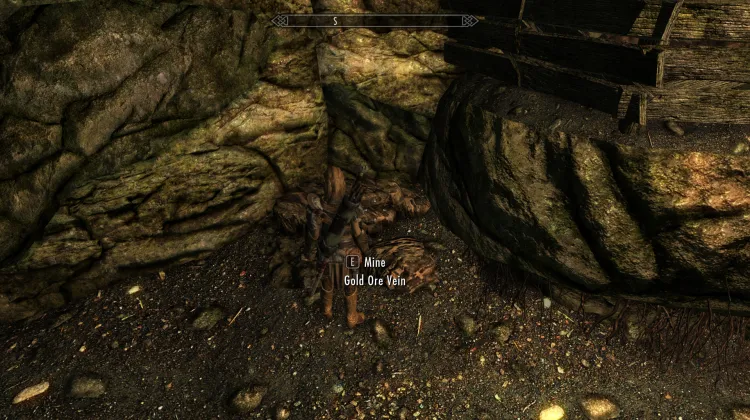 Veine de minerai d'or