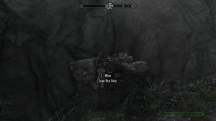 Filon de minerai de fer