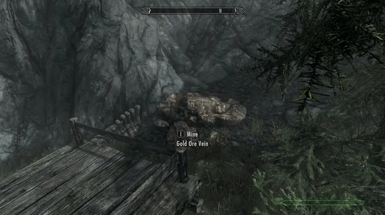 Filon de minerai d'or