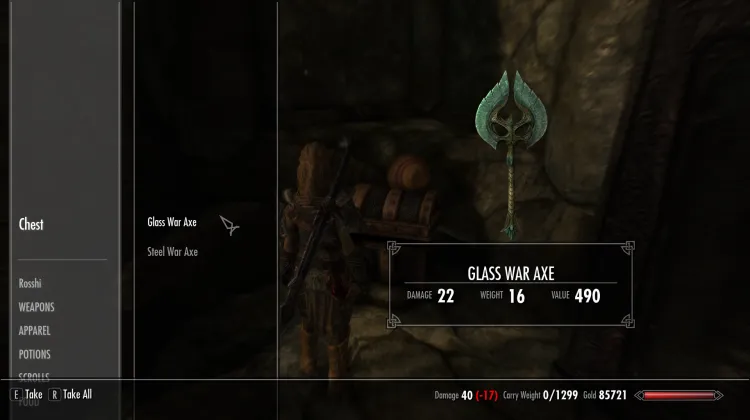 Glass War Axe