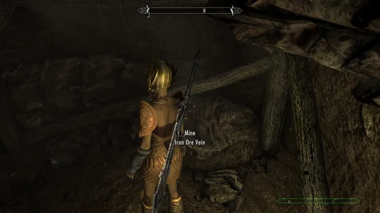 Veine de minerai de fer