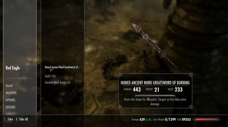 Honed Ancient North Greatsword