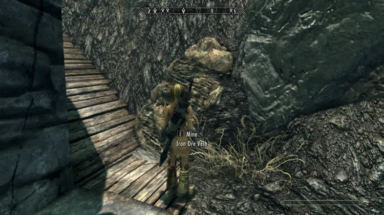 Veine de minerai de fer