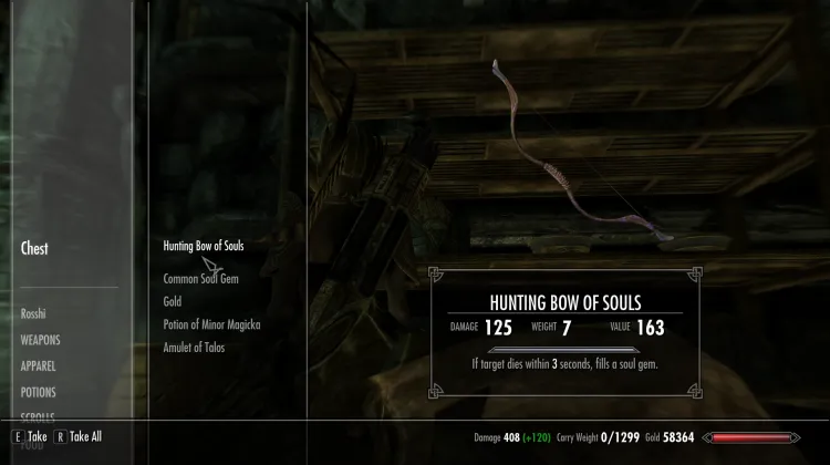 Hunting bow of souls