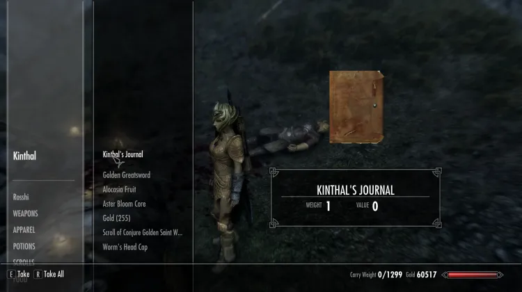 Kinthal's journal