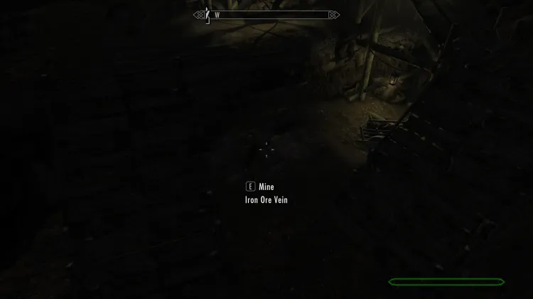 Filon de minerai de fer