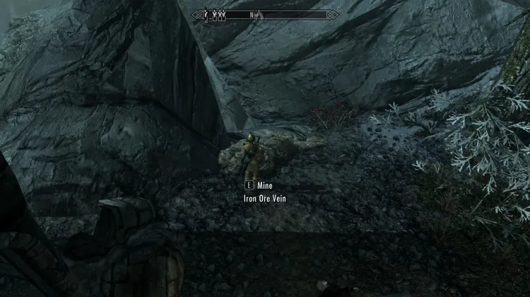 Filon de minerai de fer