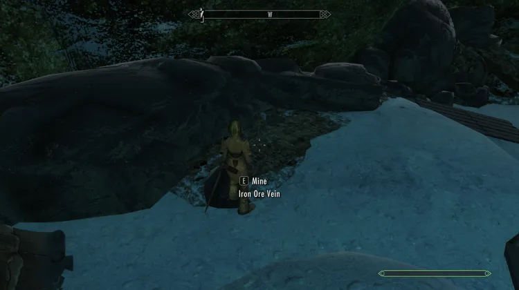 Filon de minerai de fer