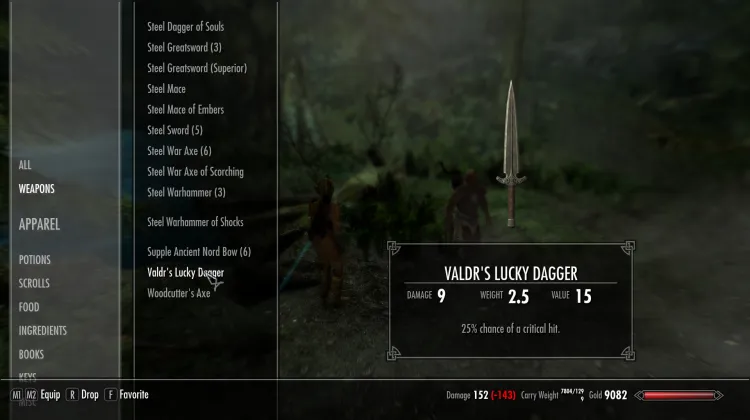 Valdr's Lucky Dagger