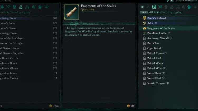 Fragments des Écailles