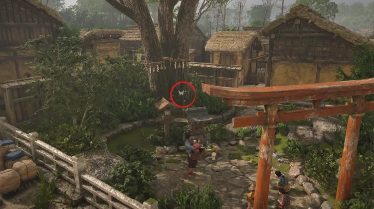 Blue Origami Butterfly