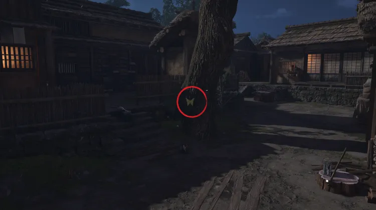 Yellow Origami Butterfly