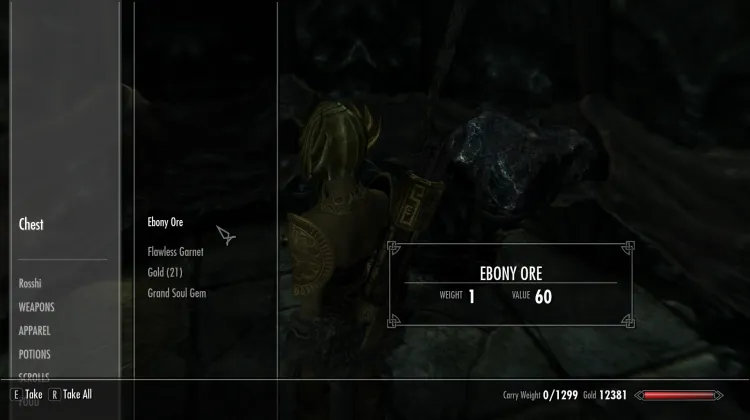 आबनूस कोर