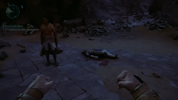 Ordres aedyrans : Enquêter sur les ruines dans les Dents de Requin