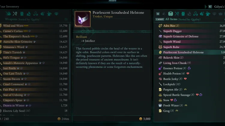 मोतियाई बीसफलकीय हेलस्टोन