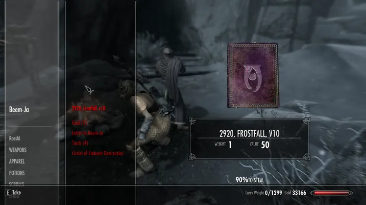 2920, Frostfall, vol X