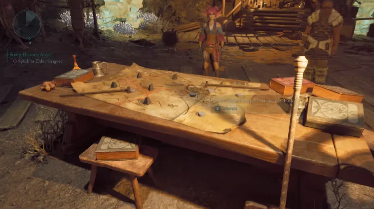 Rust-Stained Map of Galawain's Tusks