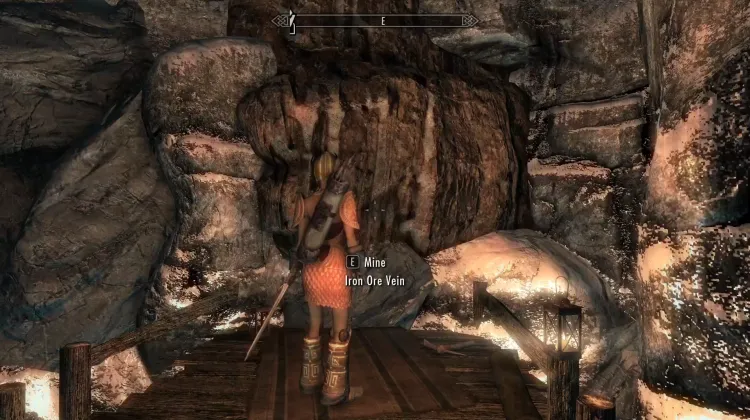 Filon de minerai de fer