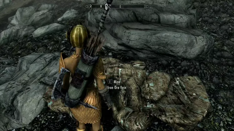 Filon de minerai de fer