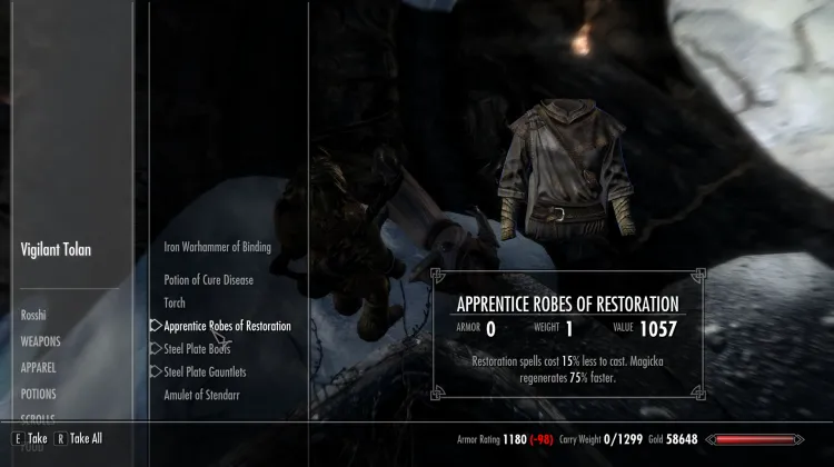 Apprentice Robes of Restoration