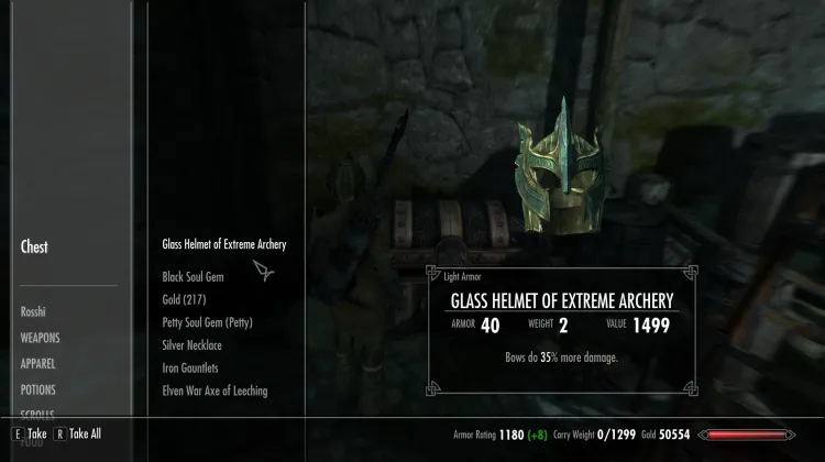 Glass Helmet of Extreme Archery