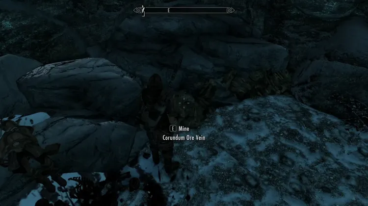 Filon de minerai de corindon