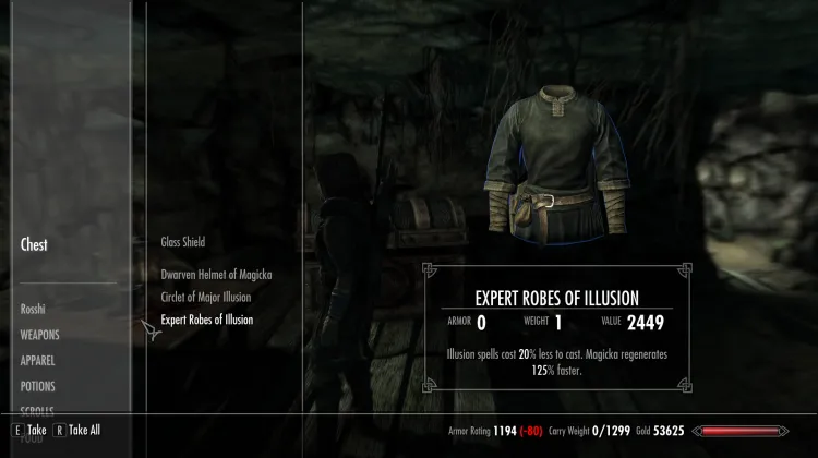 Expert robes of illusion