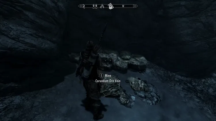 Filon de minerai de corindon