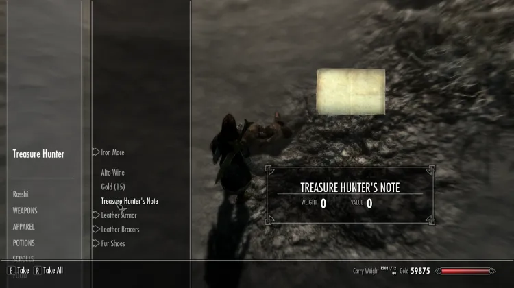 Treasure Hunter's Note