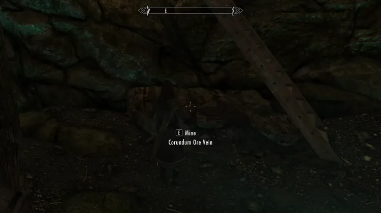 Filon de minerai de corindon