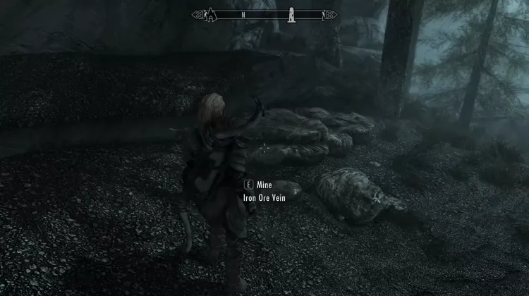 Filon de minerai de fer