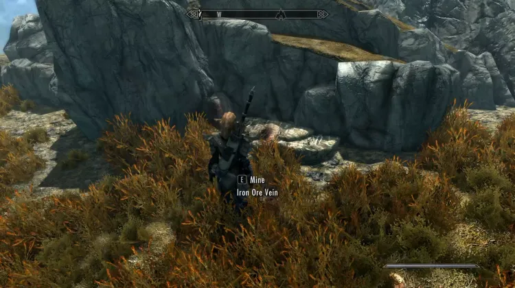 Filon de minerai de fer