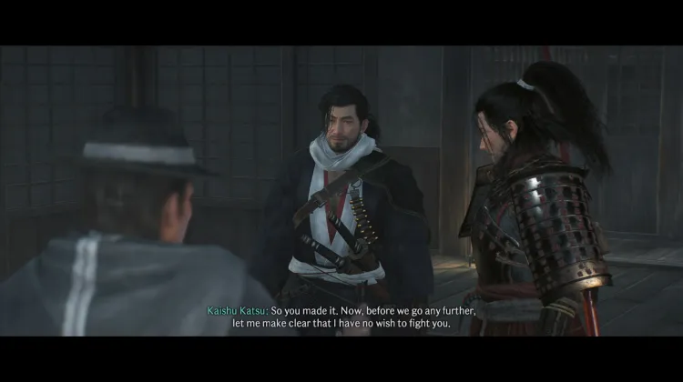 Go to the manor to talk to Katsu