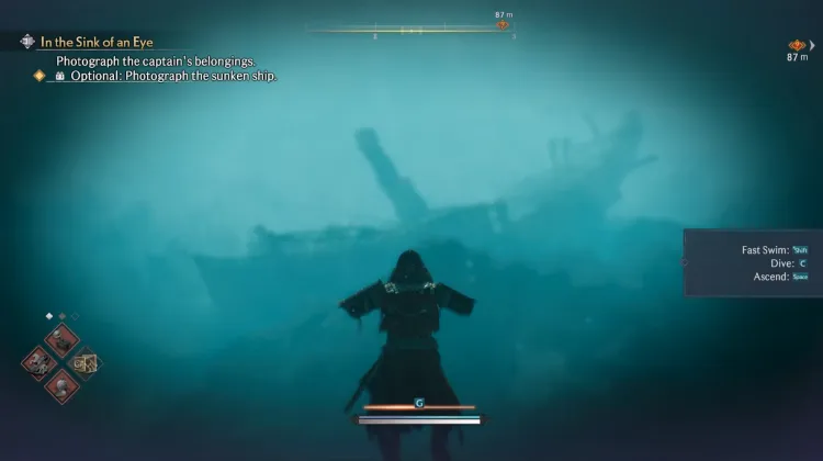 Photograph of the sunken ship(Optional)