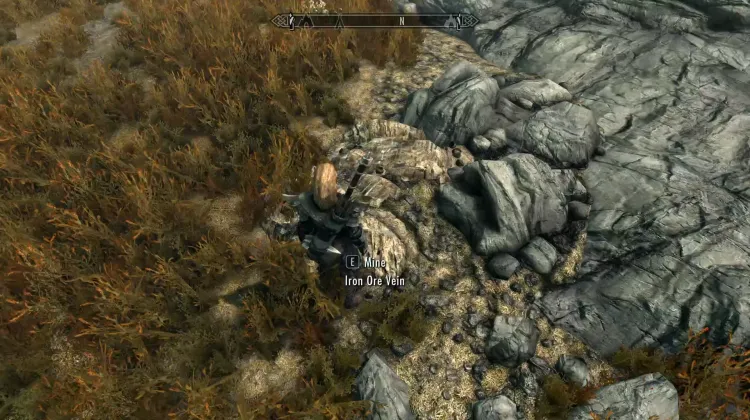 Filon de minerai de fer