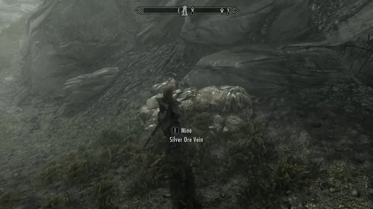 Filon de minerai d'argent