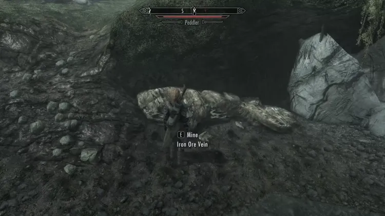 Filon de minerai de fer