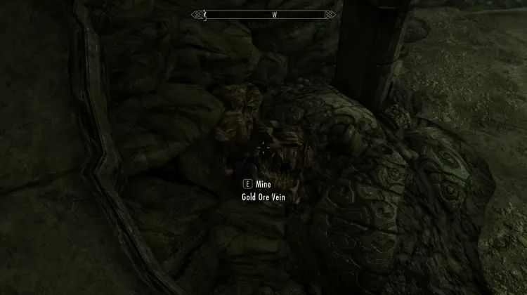 Filon de minerai d'or