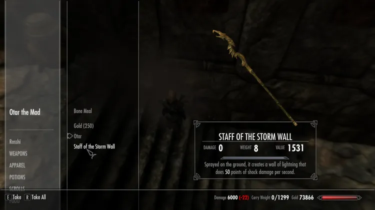 Staff of the Storm Wall