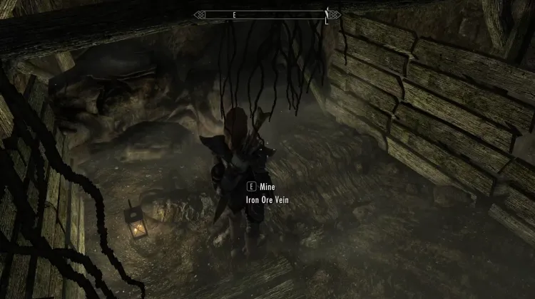 Filon de minerai de fer