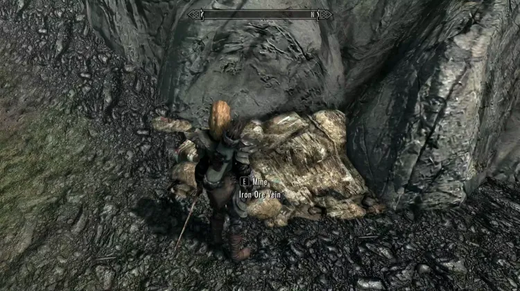 Filon de minerai de fer