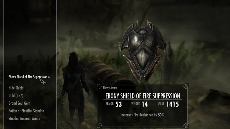 Ebony Shield of Fire Suppression