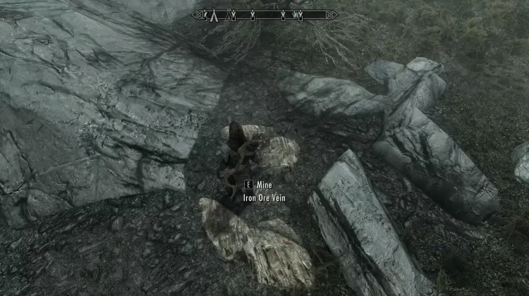 Filon de minerai de fer