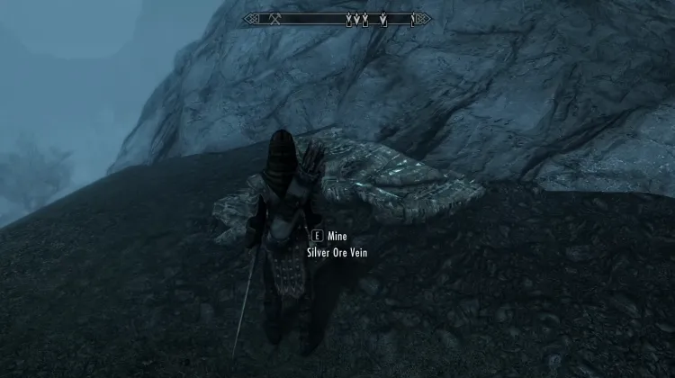 Filon de minerai d'argent