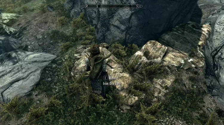 Filon de minerai de fer